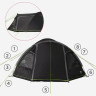 Палатка HIGH PEAK MESOS 4 черный HP-11525